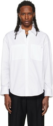 WOOYOUNGMI White Logo Hardware Shirt