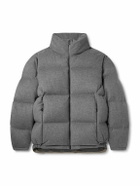 SEASE - Tribeca Quilted Wish® Virgin Wool and Cashmere-Blend Down Jacket - Gray
