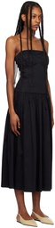 TOVE Black Lauryn Midi Dress