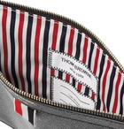 Thom Browne - Small Pebble-Grain Leather Pouch - Men - Black