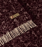 The House of Lyria Malghe wool and cotton-blend throw