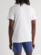 Nike Tennis - Printed Dri-FIT Cotton-Blend Jersey T-Shirt - White