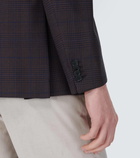 Brioni Prince of Wales checked wool blazer