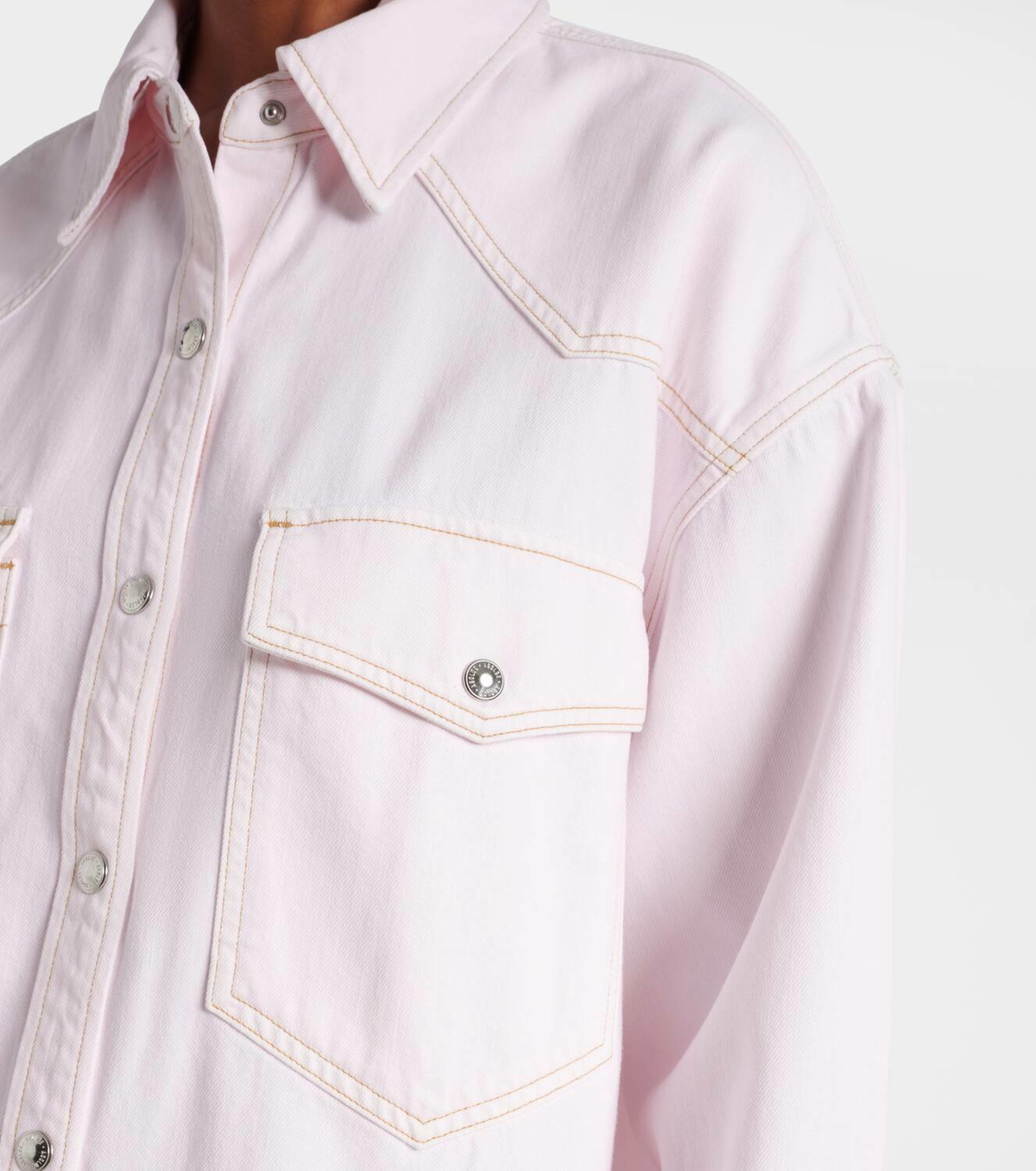 Agolde Lotta denim overshirt