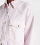 Agolde Lotta denim overshirt