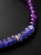 Sydney Evan - 14-Karat Gold Multi-Stone Beaded Bracelet