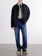 Visvim - Baker Textured Wool and Linen-Blend Jacket - Blue