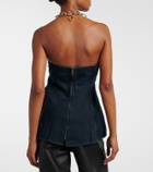 Agolde Lara denim corset