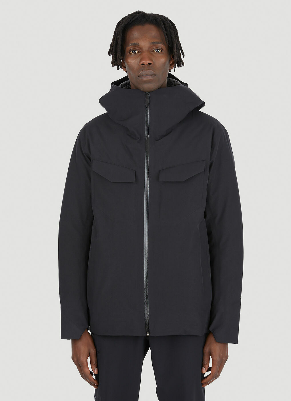 Veilance - Node GORE-TEX Shell Hooded Down Jacket - Blue Arc'teryx