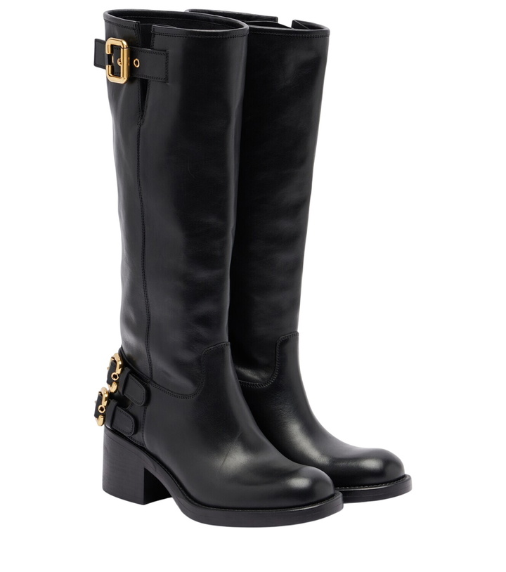 Photo: Chloé Dakota leather biker boots