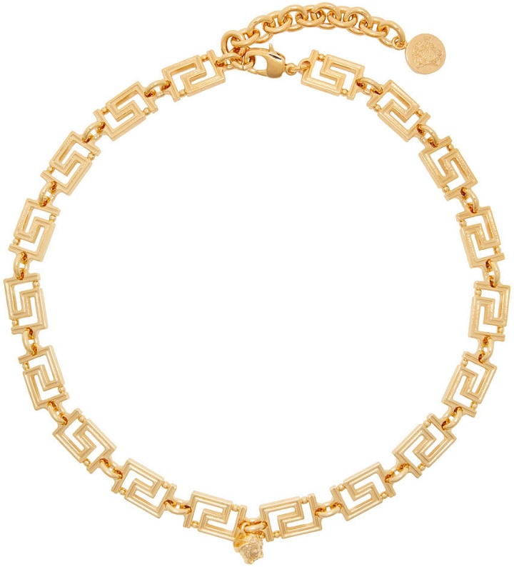 Photo: Versace Gold Grecamania Necklace