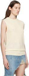 CO Off-White Crewneck Vest