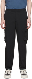 Theory Black Recycled Polyester Trousers
