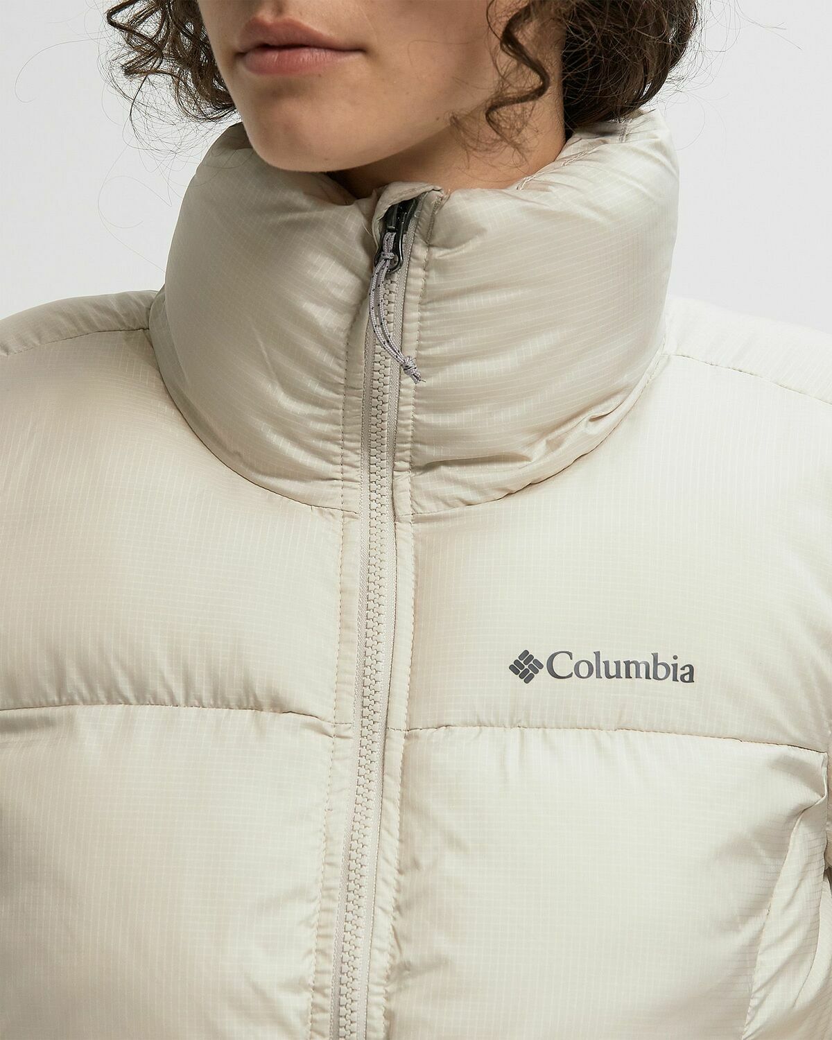 Columbia Puffect™ II Cropped Jacket Beige Womens Down & Puffer Jacket