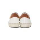 Golden Goose Off-White and Brown Hi Star Sneakers