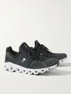 ON - Cloudswift Rubber-Trimmed Recycled Mesh Running Sneakers - Black