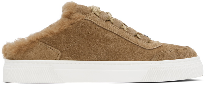 Photo: Max Mara Tan Slide Sneakers