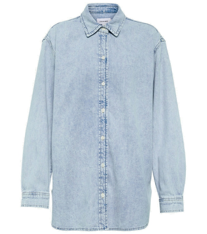 Photo: Frame - Beach oversized denim shirt