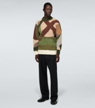 Sacai - sacai x KAWS camouflage wool sweater