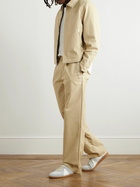 Cherry Los Angeles - Charro Straight-Leg Embroidered Cotton-Blend Twill Trousers - Neutrals