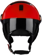 KASK Red Montecarlo Visor Snow Helmet