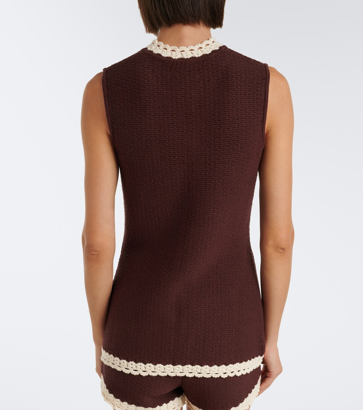 Posse Hattie crochet-trimmed top