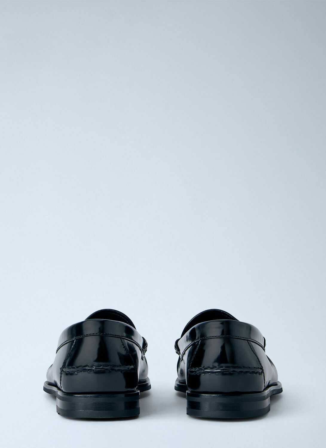 Prada Brushed Leather Loafers