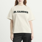 Jil Sander Women's Logo T-Shirt in Porcelain