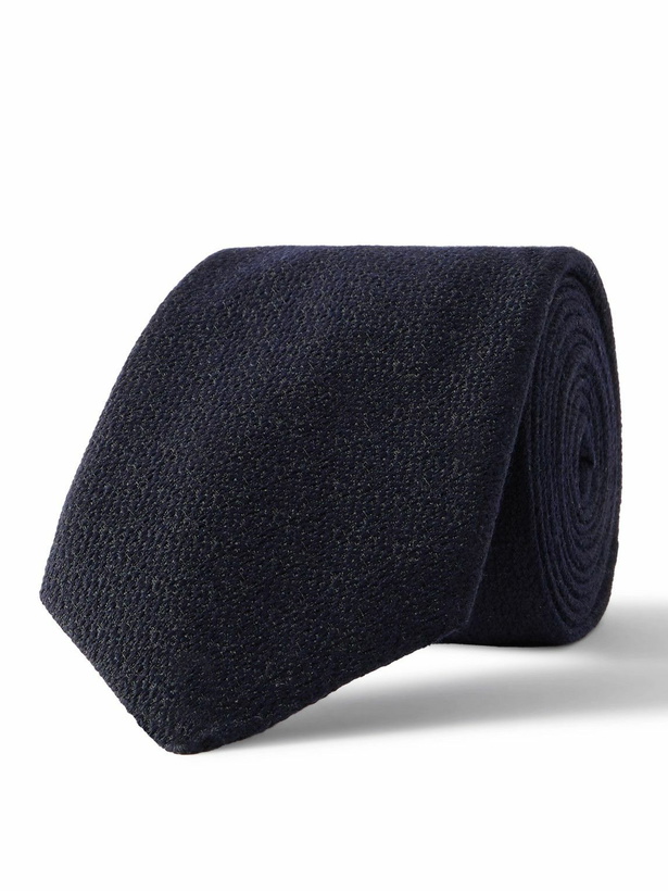 Photo: Canali - 8cm Virgin Wool and Silk-Blend Tie