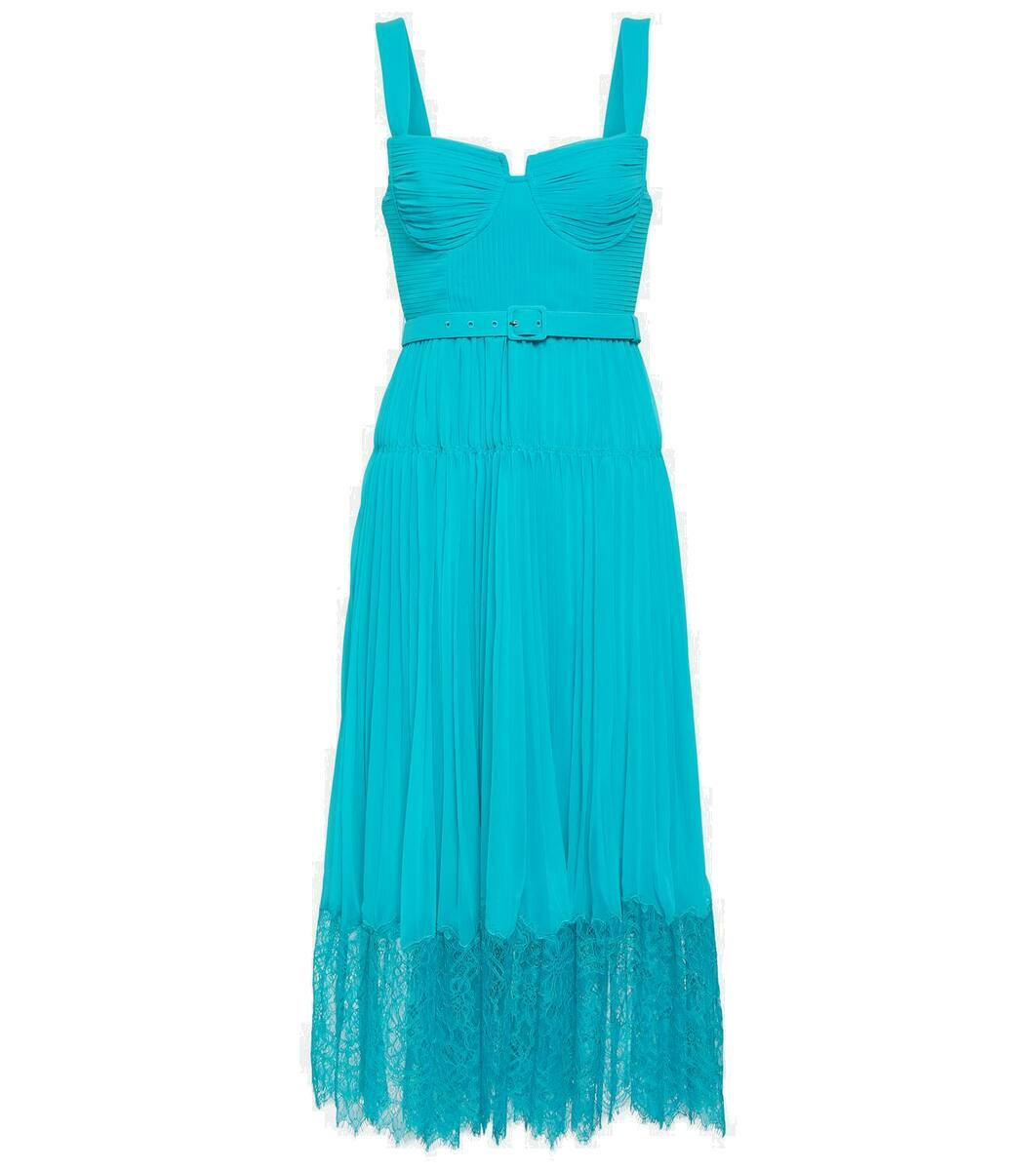 sachin and babi light blue dress Miss California | Dresses | New Miss California Forever 2 Cobalt Electric  Blue Chiffon Lace Up Maxi Dress S main image 1