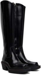 VTMNTS Black Neo Western Tall Boots