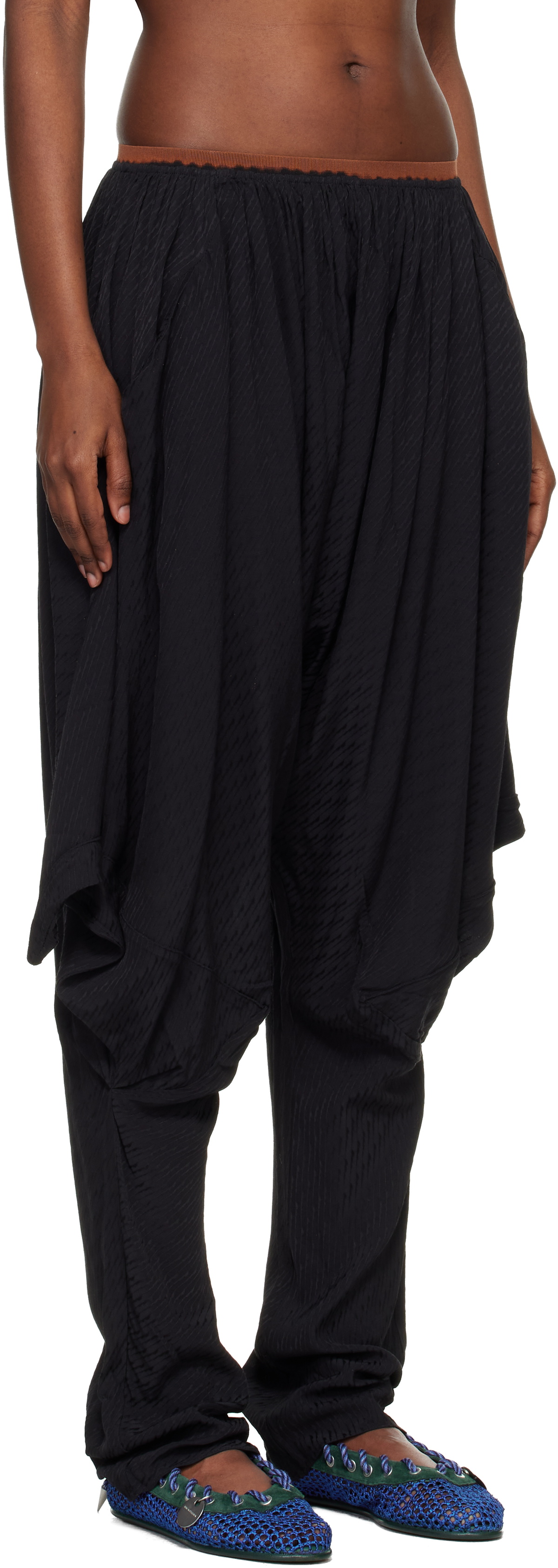Kiko Kostadinov Black Salome Trousers