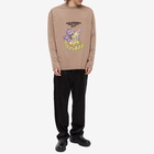 Jacquemus Men's Long Sleeve Octopizza T-Shirt in Brown