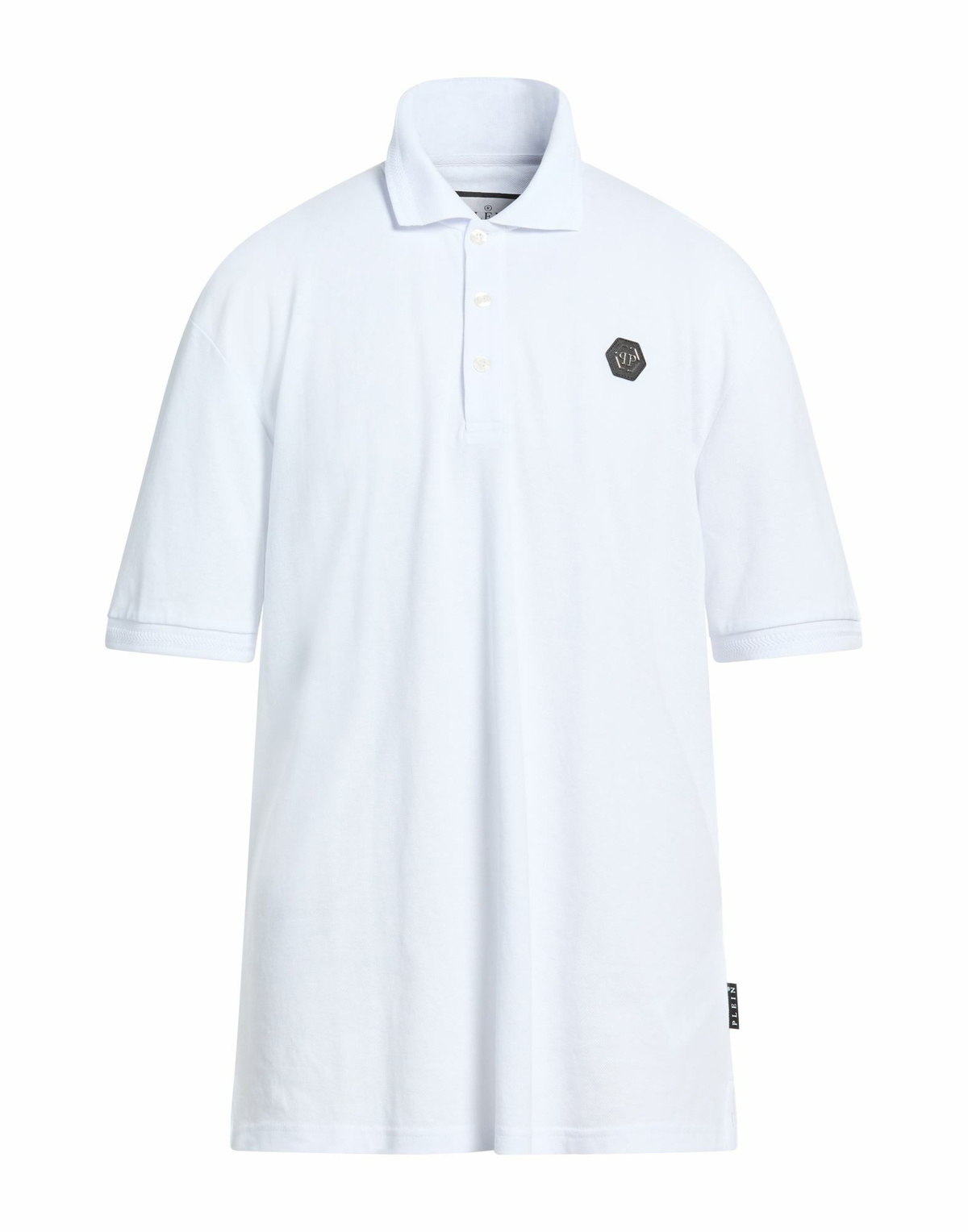 Philipp Plein Mens Polo shirt in White