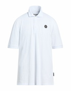 Philipp Plein Mens Polo shirt in White