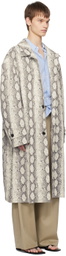 System Gray Oversized Coat