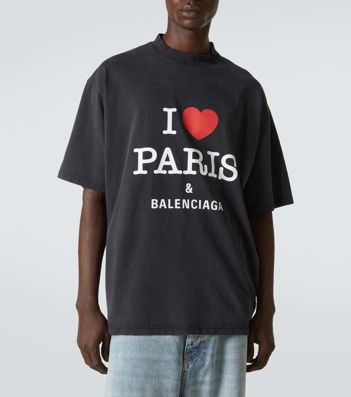 Balenciaga I Love Paris cotton T-shirt Balenciaga