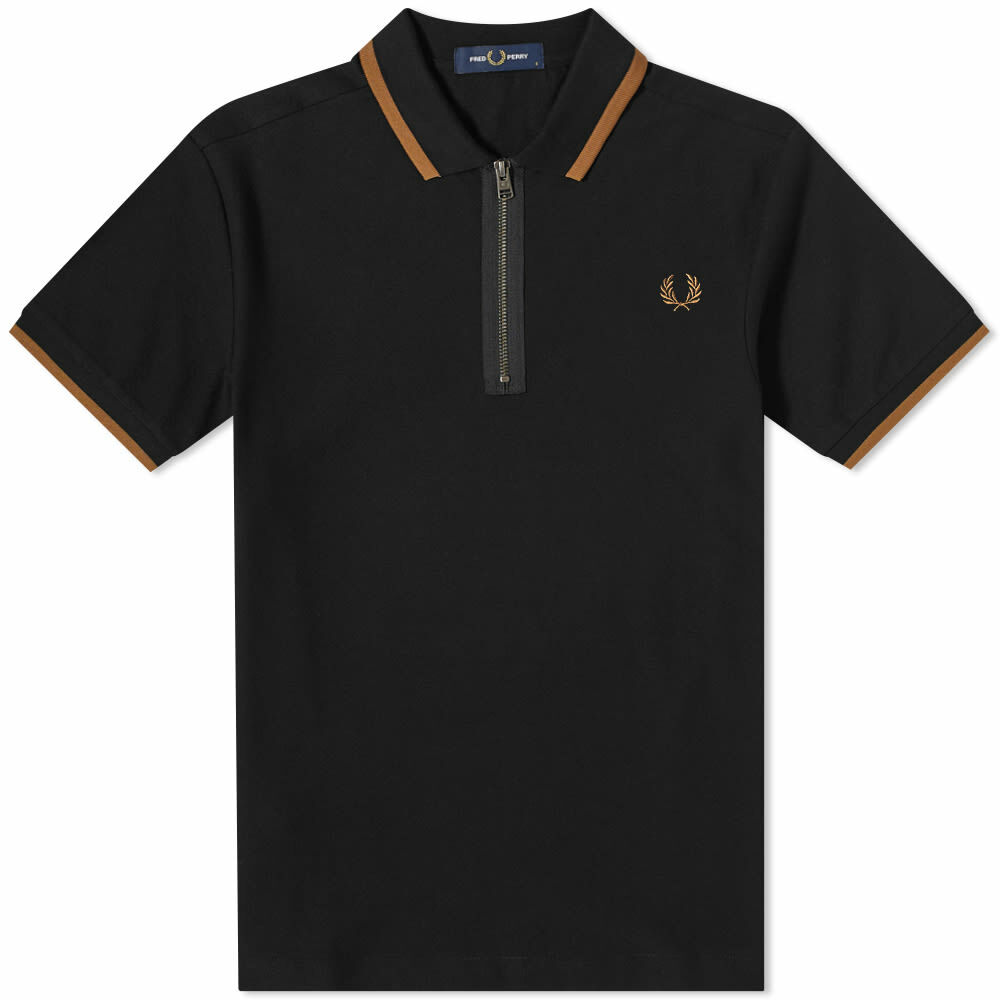 Fred Perry Half Zip Polo Shirt