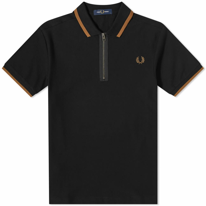 Photo: Fred Perry Half Zip Polo Shirt