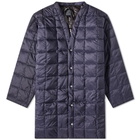 Taion Men's Hanten Down Cardigan in Navy/Black
