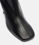 Dries Van Noten 75 leather ankle boots
