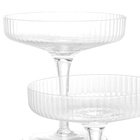 Ferm Living Ripple Champagne Saucer - Set of 2