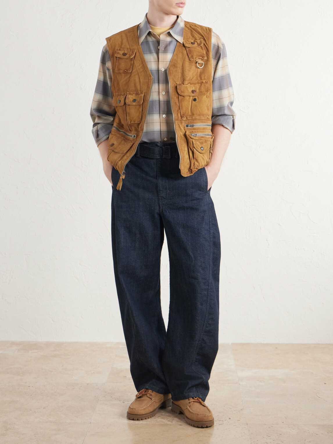 Polo Ralph Lauren - Suede Utility Vest - Brown