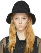 UNDERCOVER Black Cotton Beach Hat