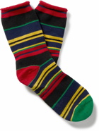 The Elder Statesman - Rad Striped Cashmere Socks