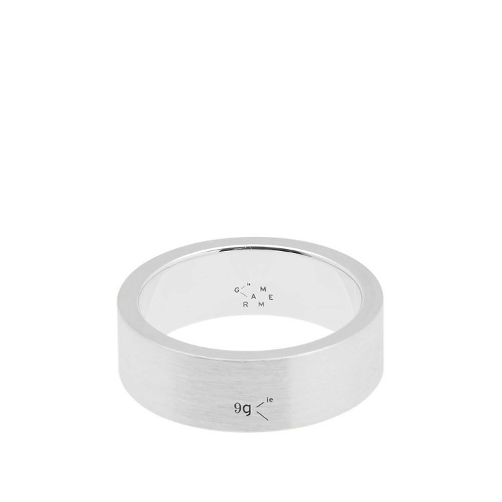 Photo: Le Gramme Men's Brushed Ribbon Ring in Silver 9g