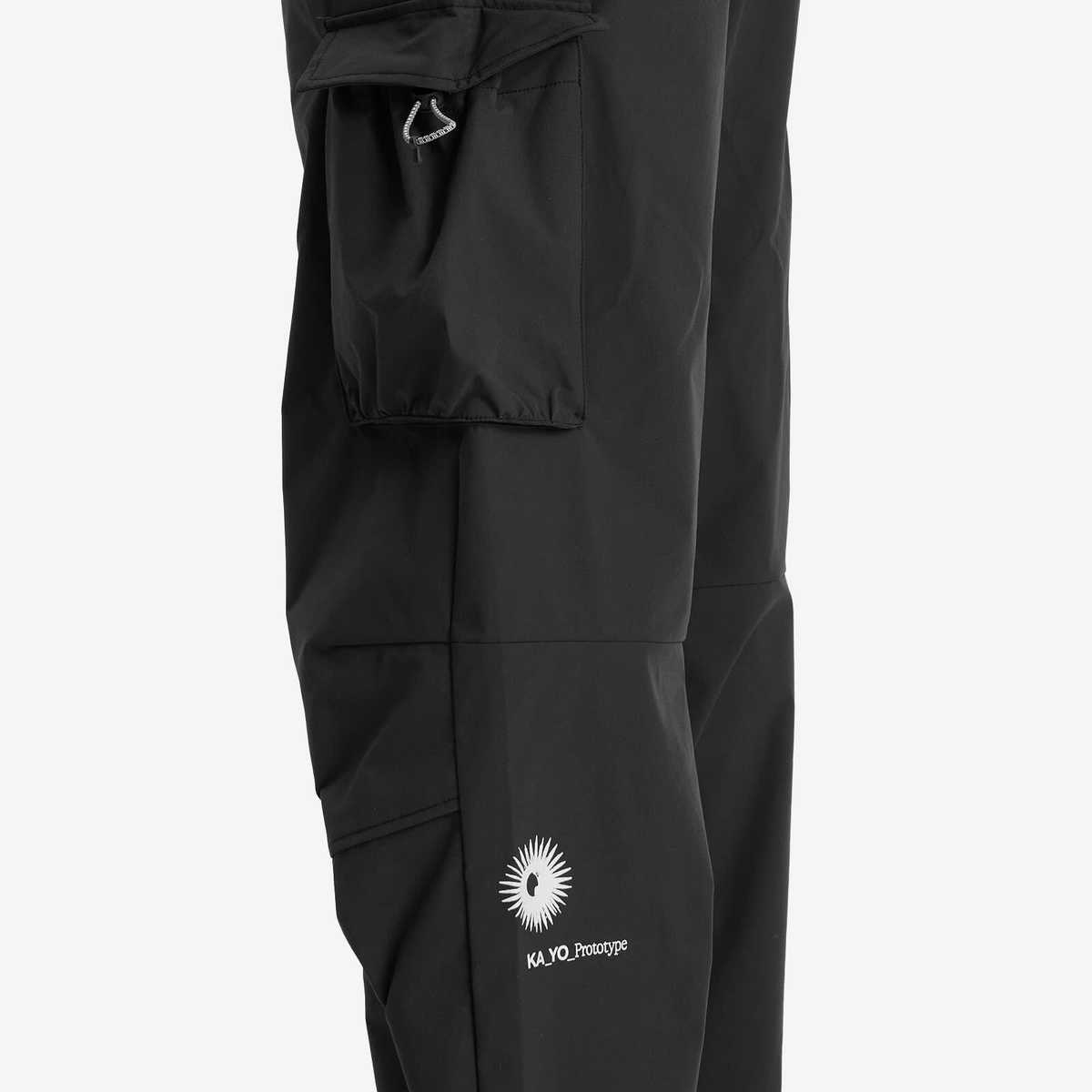 KA_YO_Prototype Men's Cargo Pants in Black