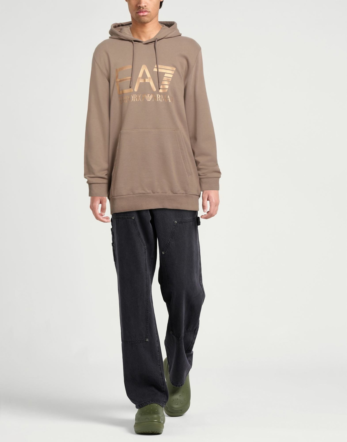 Ea7 Mens Sweatshirt Sand