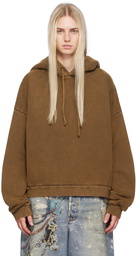 Acne Studios Tan Garment-Dyed Hoodie