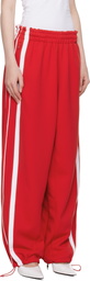 VETEMENTS Red Oval Logo Gym Sweatpants